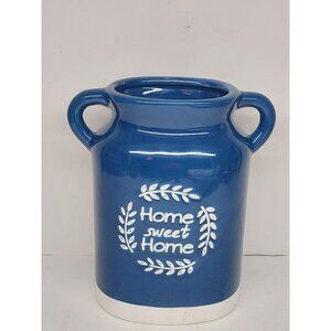 Modern Country “HOME SWEET HOME” Milk Jug Vase Utensil Holder Home Decor Farm